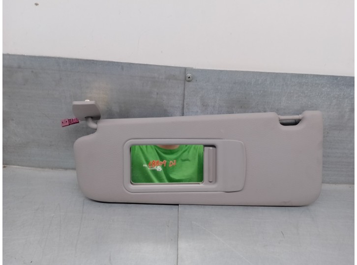 Recambio de parasol izquierdo para bmw serie 5 lim. (f10) 3.0 turbodiesel referencia OEM IAM 51168038163 