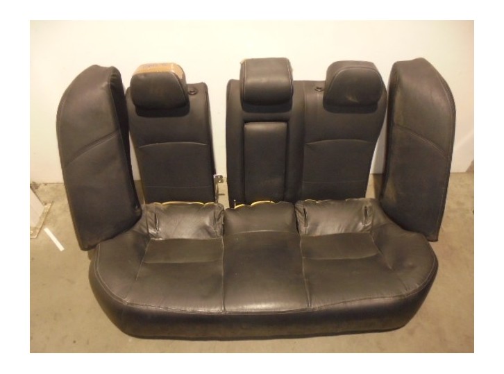 Recambio de asientos traseros para mitsubishi lancer berlina (cy0) inform referencia OEM IAM CUERO NEGRO 4 PUERTAS