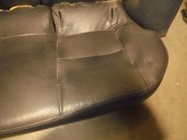 Recambio de asientos traseros para mitsubishi lancer berlina (cy0) inform referencia OEM IAM CUERO NEGRO 4 PUERTAS