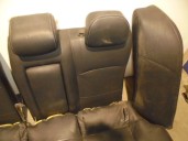 Recambio de asientos traseros para mitsubishi lancer berlina (cy0) inform referencia OEM IAM CUERO NEGRO 4 PUERTAS