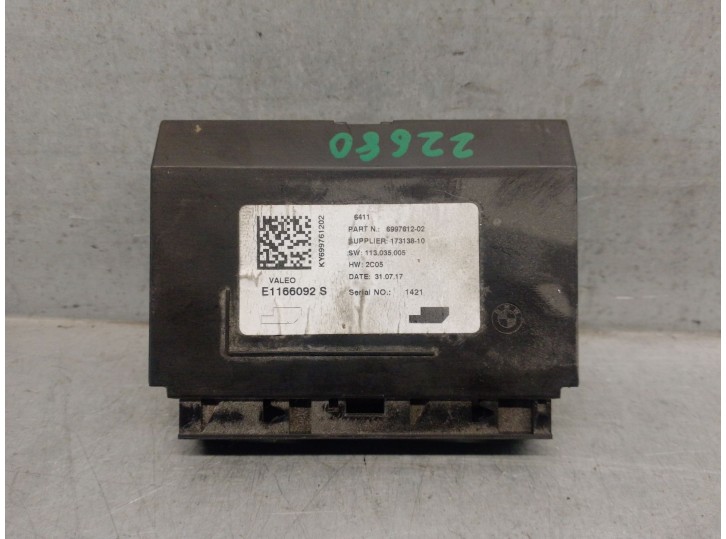 Recambio de modulo electronico para bmw x1 (f48) sdrive 16 d referencia OEM IAM 6997612  VALEO