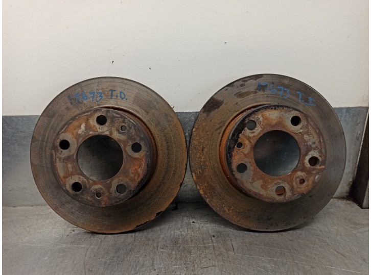 Recambio de disco freno trasero para iveco c35 (1997 - ...) 2.8 referencia OEM IAM 2991646  