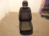 Recambio de asiento delantero izquierdo para peugeot 3008 referencia OEM IAM 4019858 TELA NEGRA Y GRIS 5 PUERTAS
