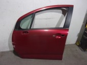 Recambio de puerta delantera izquierda para citroën c3 ii 1.4 referencia OEM IAM 9002AZ GRANATE 5 PUERTAS