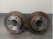 Replacement front brake disc for Hyundai Atos Prime (MX) GLS (2003) OEM IAM reference 
