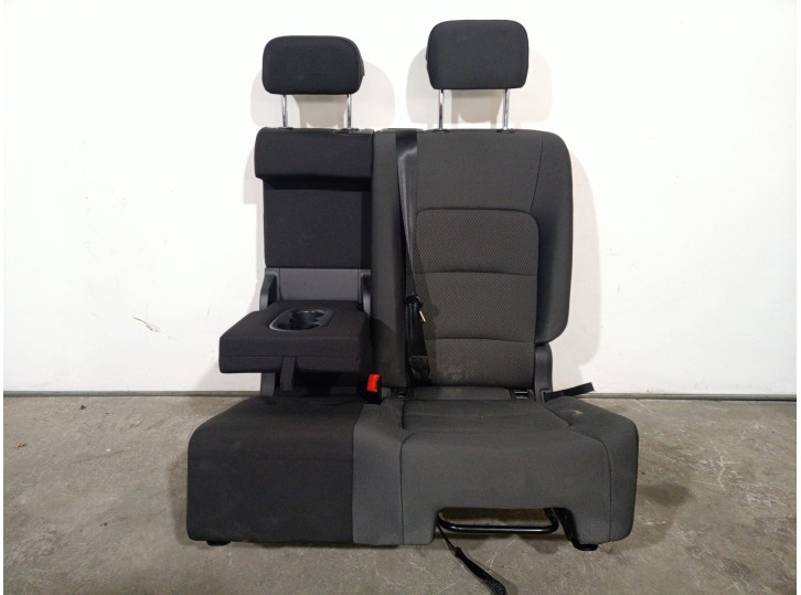 Recambio de asientos trasero izquierdo para volkswagen golf vii sportsvan 1.6 16v tdi dpf referencia OEM IAM 510885375M TELA GRI