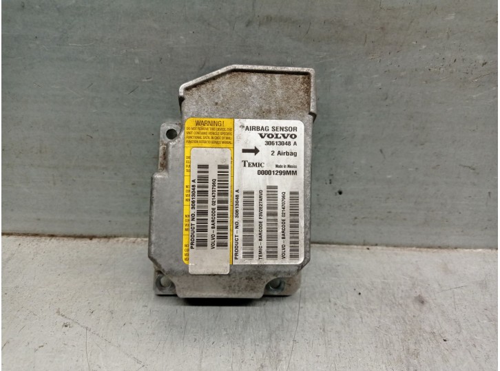Recambio de centralita airbag para volvo v40 station wagon (645) 1.9 di referencia OEM IAM 30613048A  00001299MM TEMIC