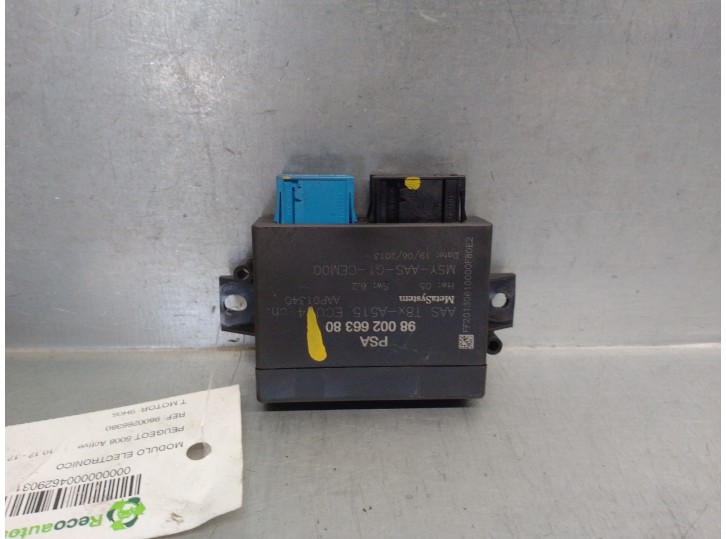 Recambio de modulo electronico para peugeot 5008 active referencia OEM IAM 9800266380 