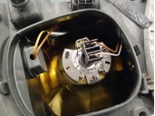 Recambio de faro izquierdo para chrysler voyager (rg) 2.4 cat referencia OEM IAM 04857703AB 5870100000 5 PUERTAS