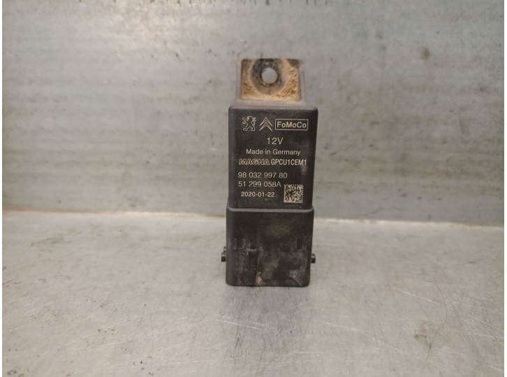 Recambio de caja precalentamiento para citroën c4 cactus 1.5 bluehdi 120 referencia OEM IAM 9803299780 51299058A FOMOCO