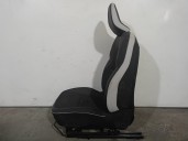 Replacement front right seat for Renault Captur II OEM IAM reference 873200058R BLACK LEATHER AND FABRIC 5 DOORS