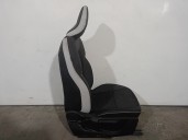 Replacement front right seat for Renault Captur II OEM IAM reference 873200058R LEATHER AND FABRIC BLACK 5 DOORS