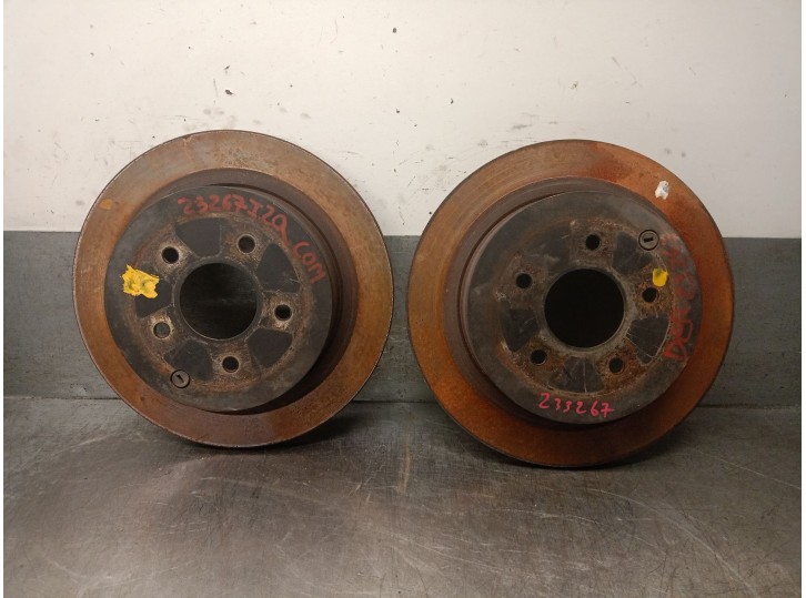 Recambio de disco freno trasero para nissan murano i (z50) 3.5 4x4 referencia OEM IAM 43206CA000 43206CA000 