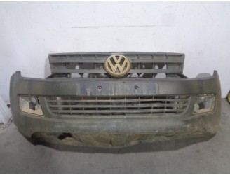 Replacement front bumper for Volkswagen Amarok (2HB) 2.0 TDI OEM IAM reference 2H0807221D9B9 TEXTURED GREY 