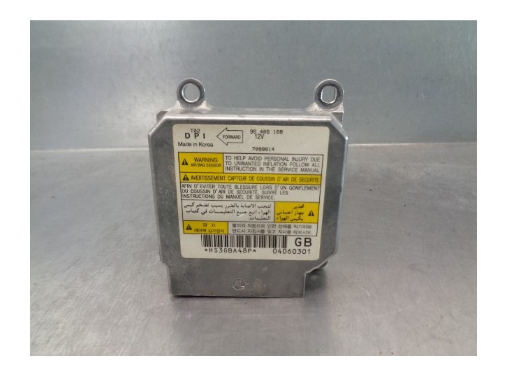 Recambio de centralita airbag para daewoo kalos 1.4 cat referencia OEM IAM 96406168 7088814 