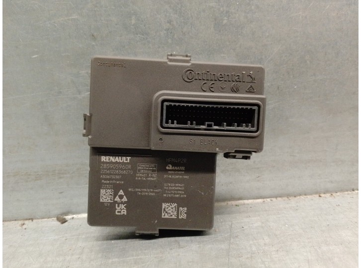 Recambio de modulo confort para renault captur ii referencia OEM IAM 285905960R A3C06732307 CONTINENTAL