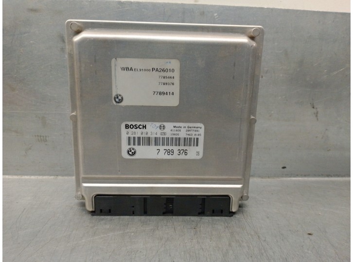 Recambio de centralita motor uce para bmw serie 3 touring (e46) 3.0 24v turbodiesel cat referencia OEM IAM 7789376 0281010314 BO