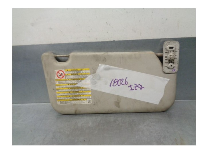 Recambio de parasol izquierdo para ford ranger (tke) 2.2 tdci cat referencia OEM IAM 2040136 