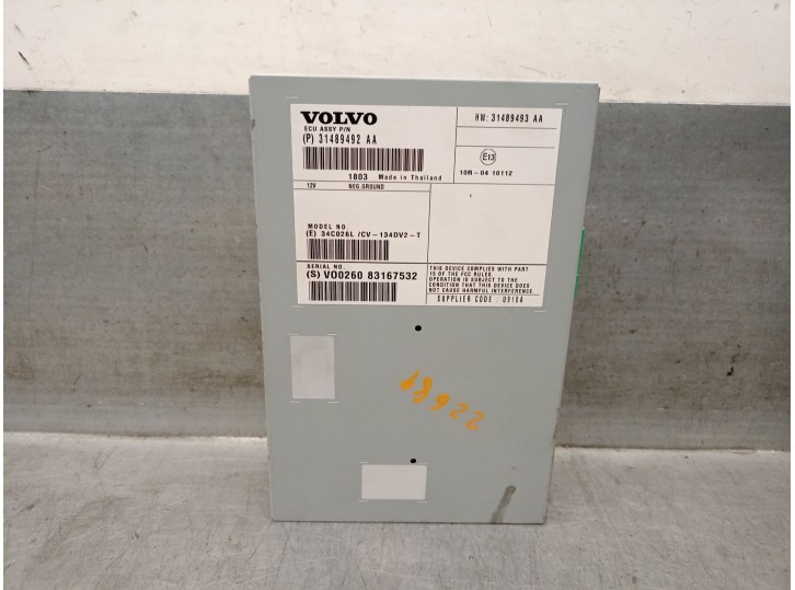 Recambio de antena para volvo v40 hatchback (525) d2 referencia OEM IAM 31489492 