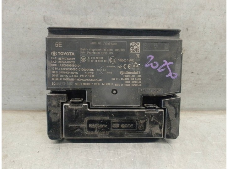 Recambio de modulo electronico para toyota yaris 1.5 16v cat referencia OEM IAM 86740K0021 10R0515406 CONTINENTAL