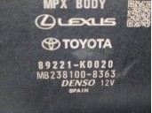 Recambio de modulo electronico para toyota yaris 1.5 16v cat referencia OEM IAM 89221K0020  