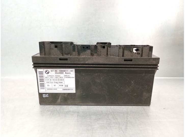 Recambio de modulo electronico para bmw 5 (e60) 535 d referencia OEM IAM 61356969011 5WK49111 SIEMENS
