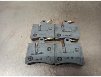 Recambio de pastillas de freno para citroën gsa referencia OEM IAM 598149  