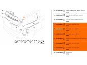 Recambio de molduras traseras para mini mini clubman (r55) cooper d referencia OEM IAM 51137167228 51137240228 