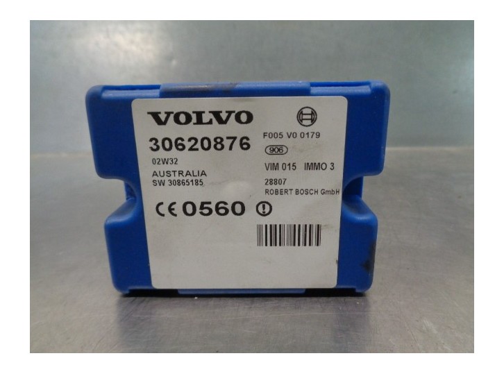 Recambio de modulo electronico para volvo s40 berlina 1.6 cat referencia OEM IAM 30620876 F005V00179 BOSCH
