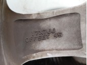 Recambio de llanta para nissan altima referencia OEM IAM 40300ZB200 R177X7JJOFSET45 ALUMINIO 5P