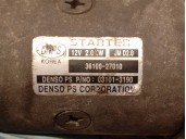 Recambio de motor arranque para kia magentis 2.0 crdi referencia OEM IAM 3610027010 031013190 DENSO