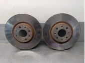 Replacement front brake disc for Alfa Romeo MiTo (145) 1.3 JTD CAT OEM IAM reference 46765546 