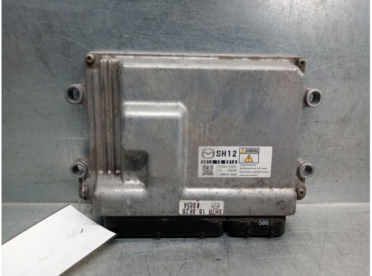 Replacement engine ECU for mazda 3 lim. (bl) 2.2 turbodiesel cat OEM IAM reference SH1218881A 2757005605