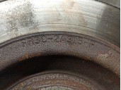 Replacement rear brake disc for Ford Mustang 2.3 EcoBoost cat OEM IAM reference G2MZ2V026AVA 