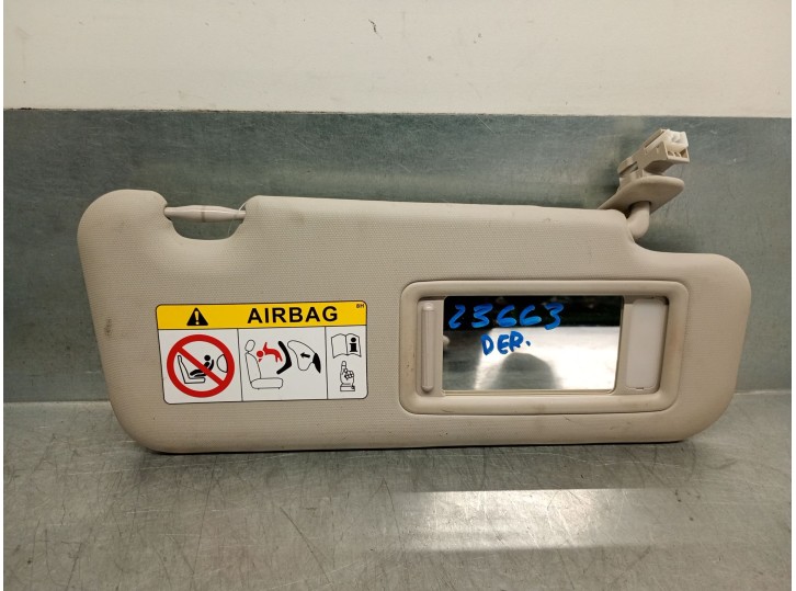 Recambio de parasol derecho para mazda 3 lim. (bl) 2.2 turbodiesel cat referencia OEM IAM BHS369270A75 BHS369270A75 