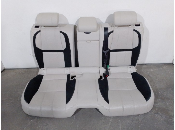 Recambio de asientos traseros para land rover range rover velar 2.0 diesel cat referencia OEM IAM LR094108 CUERO BEIGE Y NEGRO 5