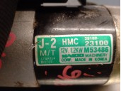 Replacement starter motor for Hyundai Coupe (RD) 1.6 16V cat OEM IAM reference 3610023100 M53486 MANDOO