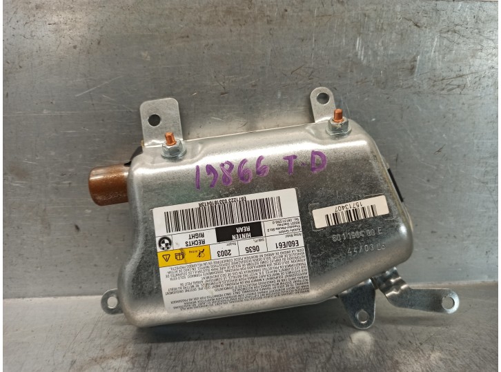 Recambio de airbag lateral trasero derecho para bmw serie 5 berlina (e60) 3.0 24v cat referencia OEM IAM 72127034060 