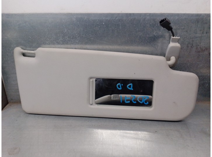 Recambio de parasol derecho para seat toledo (5p2) 2.0 tdi referencia OEM IAM 5P0857552A 2 PINES