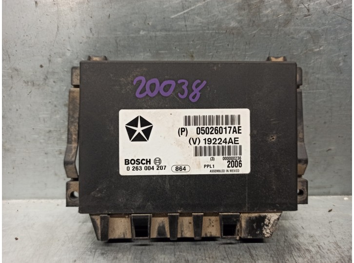 Recambio de modulo electronico para jeep commander 3.0 crd cat referencia OEM IAM 05026017AE 0263004207 BOSCH
