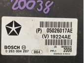 Recambio de modulo electronico para jeep commander 3.0 crd cat referencia OEM IAM 05026017AE 0263004207 BOSCH