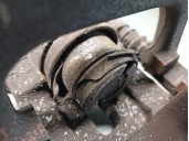 Recambio de pinza freno trasera izquierda para seat toledo (5p2) 2.0 tdi referencia OEM IAM 1K0615423J  TRW