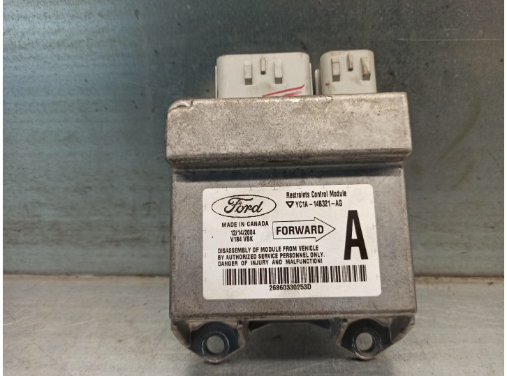 Recambio de centralita airbag para ford transit caja cerrada, corta (fy) (2000 =>) 2.4 tde referencia OEM IAM YC1A14B321AG 