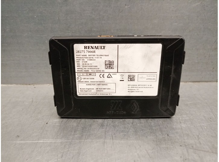 Recambio de modulo confort para renault megane iv berlina 5p 1.5 dci diesel fap energy referencia OEM IAM 282757006R 
