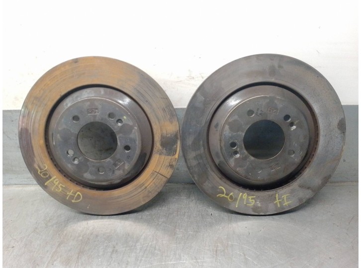 Replacement rear brake disc for Hyundai i30 (PDE, PD, PDEN) 2.0 N OEM IAM reference 58411S0300 