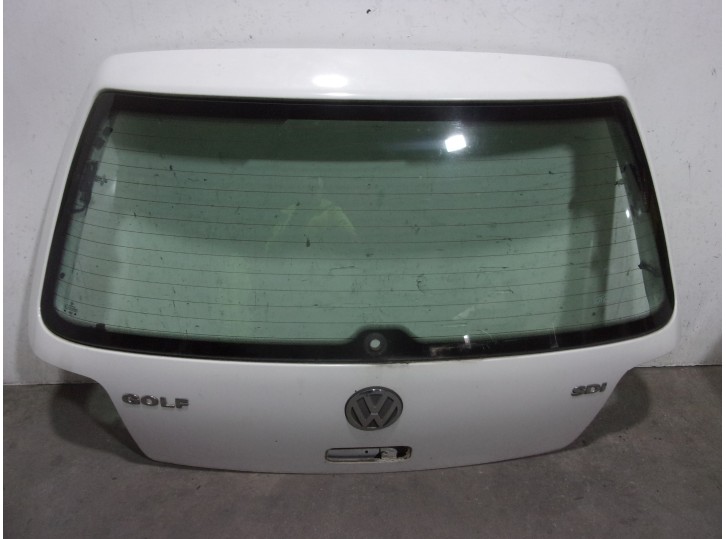 Recambio de porton trasero para volkswagen golf iv berlina (1j1) 1.9 sdi referencia OEM IAM 1J6827025G BLANCO 5 PUERTAS