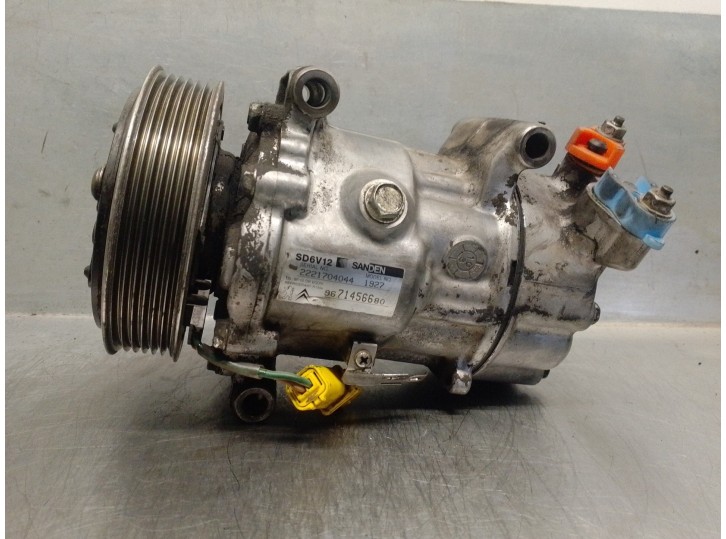 Replacement air conditioning compressor for Peugeot Bipper 1.4 HDi OEM IAM reference 9671456680 1927 SANDEN