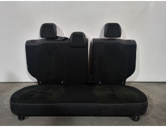Recambio de asientos traseros para citroën ds3 1.2 12v e-thp referencia OEM IAM 8925L6 TELA Y CUERO NEGRO 3 PUERTAS