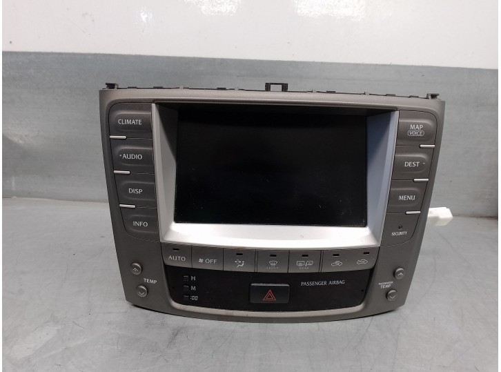 Recambio de pantalla multifuncion para lexus is 200 (ds2/is2) d-cat referencia OEM IAM 8611153050 4622001443 DENSO