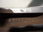 Recambio de llanta para nissan 370 z (z34) 3.7 v6 cat referencia OEM IAM 6GA9A R18X8J43 ALUMINIO 10P